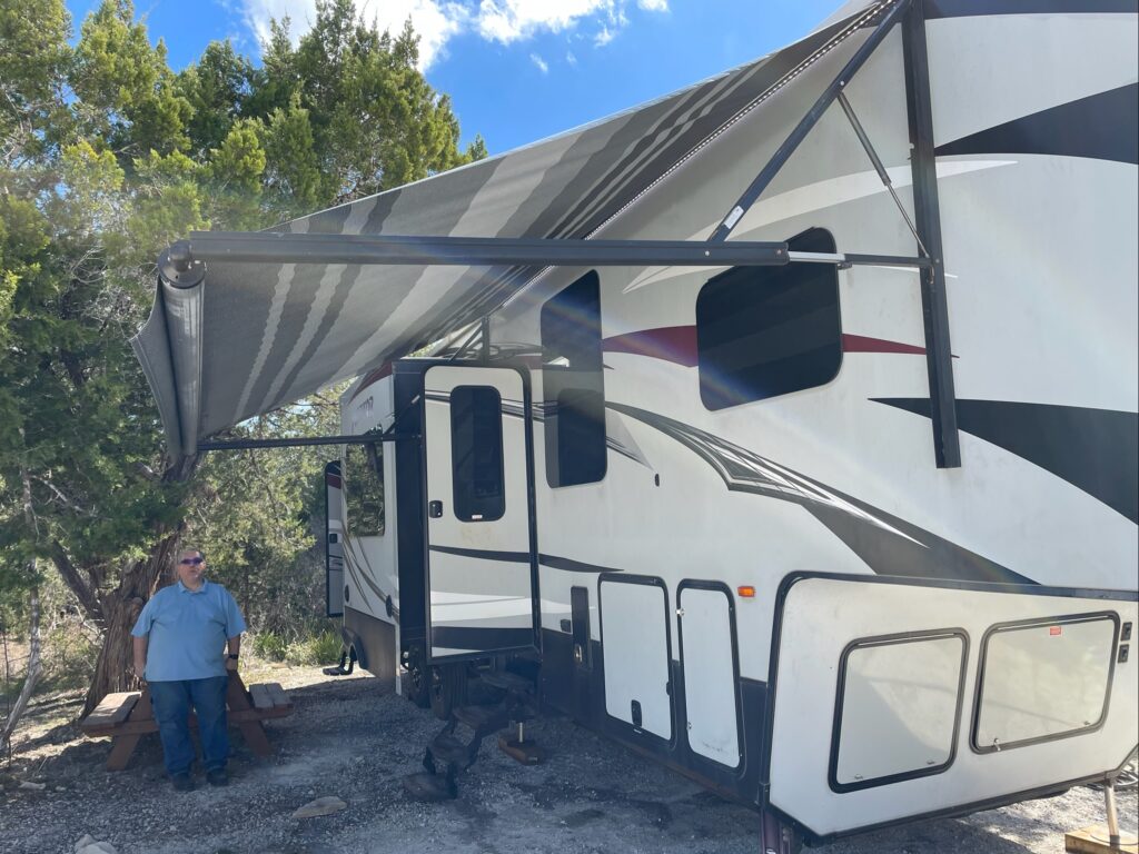 Our 40 foot toy hauler.